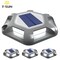 T-SUN 4Pcs Solar Deck Lights Outdoor Dock Driveway Pathway Garden LED Lights